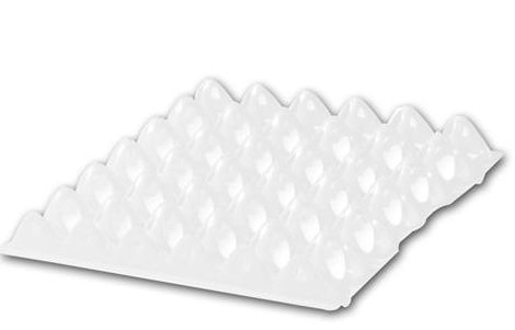 Bandeja para 30 Ovos Plástica Branca Dell...