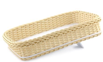 Cesta Vime Sint Retangular 39x28x6,5cm CY...