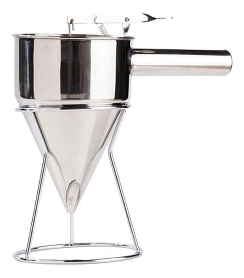 Funil Dosador Inox 13x18cm 1,2L DHM_ZNX7032