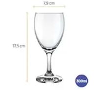 Taça de Vidro Windsor Água 300ml Caixa co... Taça de Vidro Windsor Água 300ml Caixa co...