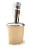 Bico Dosador Inox Polimero Peq Bege VTR_69 Bico Dosador Inox Polimero Peq Bege VTR_69