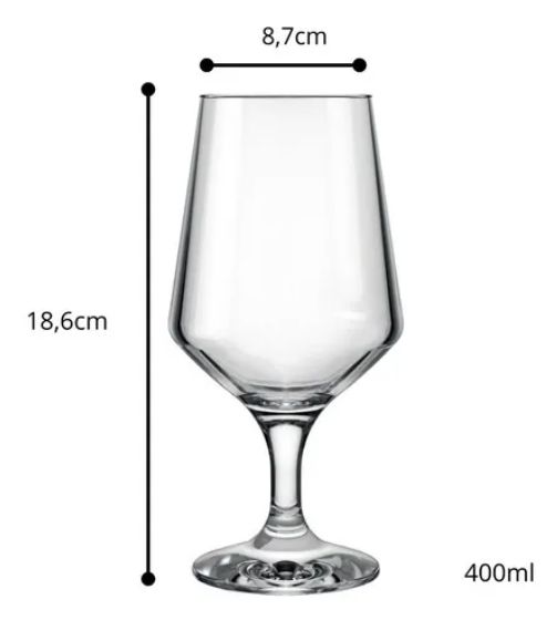 Taça Cerveja Brunello 400ml Caixa com 12 ... Taça Cerveja Brunello 400ml Caixa com 12 ...