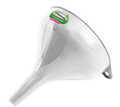 Funil Plástico Grande 15cm Plasvale Funil Plástico Grande 15cm Plasvale