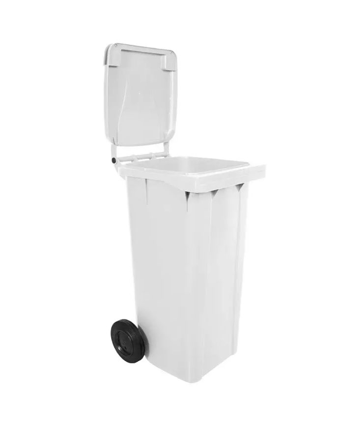 Lixeira Contentora Quadra 120 Litros Bran... Lixeira Contentora Quadra 120 Litros Bran...