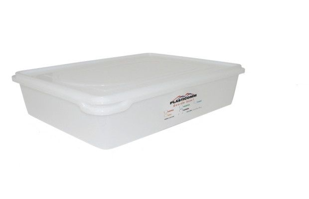 Caixa Plast 39x28x7cm 6L Bca PLC_312 Caixa Plast 39x28x7cm 6L Bca PLC_312