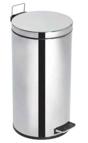 Lixeira Pedal Inox 15 Litros 26x46cm Viel... Lixeira Pedal Inox 15 Litros 26x46cm Viel...