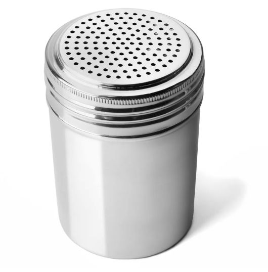 Polvilhador Saleiro Inox Fino Plasvale POP Polvilhador Saleiro Inox Fino Plasvale POP