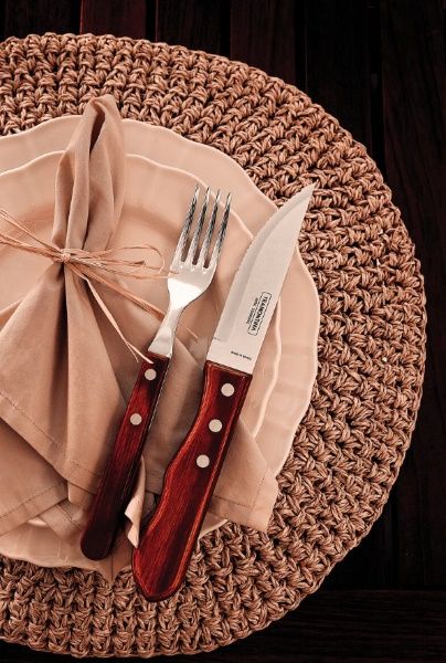 Faca Churrasco Jumbo Polywood 7 Polegadas... Faca Churrasco Jumbo Polywood 7 Polegadas...