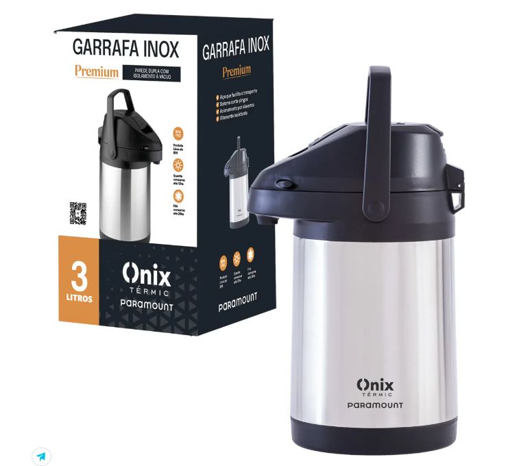 Garrafa Térmica Inox 3 Litros Paramount R...