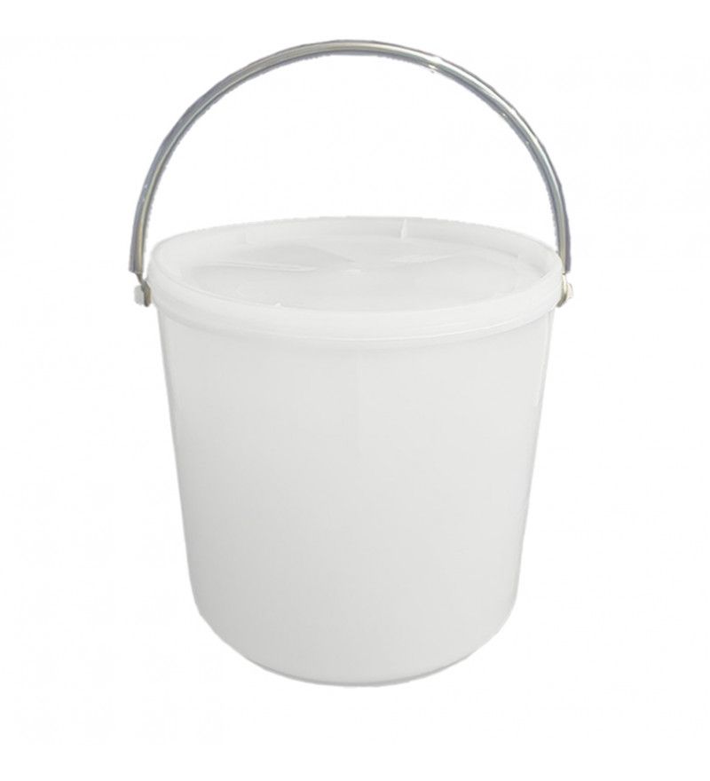 Balde Plástico Tampa e Alça 20 Litros Bra...