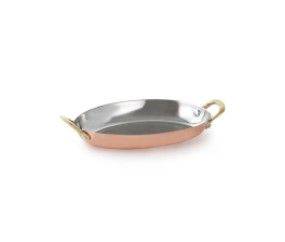 Mini Caçarola Oval Cobre 15x10x2,5cm Mimo... Mini Caçarola Oval Cobre 15x10x2,5cm Mimo...