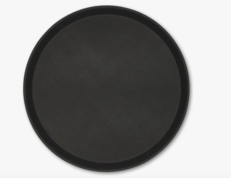 Bandeja Antiderrapante Inox 45cm Preto Ke...