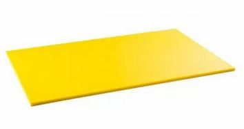 Tabua Poli Amarela 1,5x40x60cm FTR_508 Tabua Poli Amarela 1,5x40x60cm FTR_508