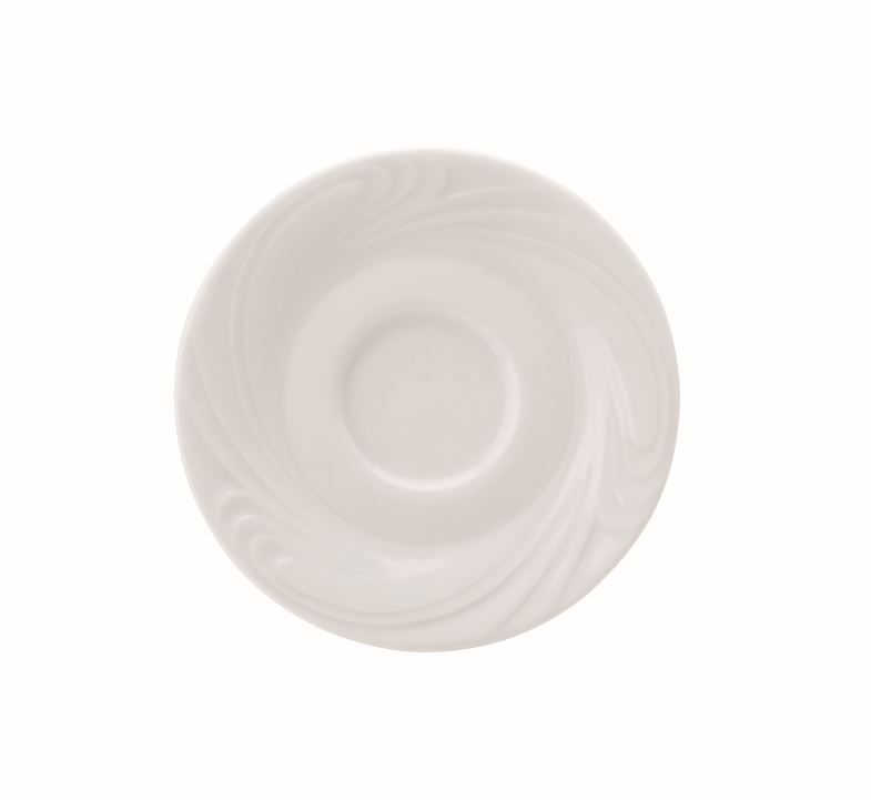 Pires para Chá Porcelana Waves Branco Sch... Pires para Chá Porcelana Waves Branco Sch...