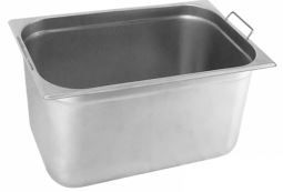 Cuba Gastronômica GN 1/1 Aço Inox com Alç... Cuba Gastronômica GN 1/1 Aço Inox com Alç...