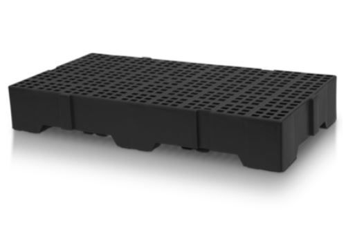 Estrado Plástico Preto 82x41x13cm Bolivar...