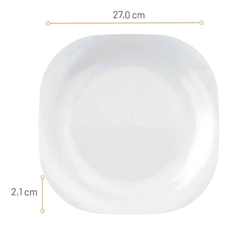 Prato Raso de Vidro Plaza 27cm Nadir Figu... Prato Raso de Vidro Plaza 27cm Nadir Figu...