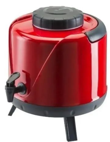 Botijão Térmico 5 Litros Vermelho Uniterm... Botijão Térmico 5 Litros Vermelho Uniterm...