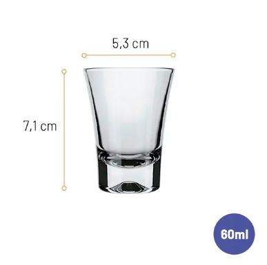 Copo Aperitivo Dose Tequila 60ml Caixa co... Copo Aperitivo Dose Tequila 60ml Caixa co...