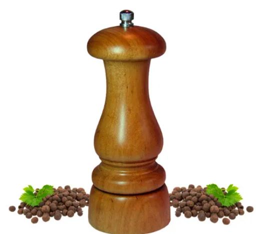 Moinho Moedor de Pimenta Madeira 15cm Pep... Moinho Moedor de Pimenta Madeira 15cm Pep...