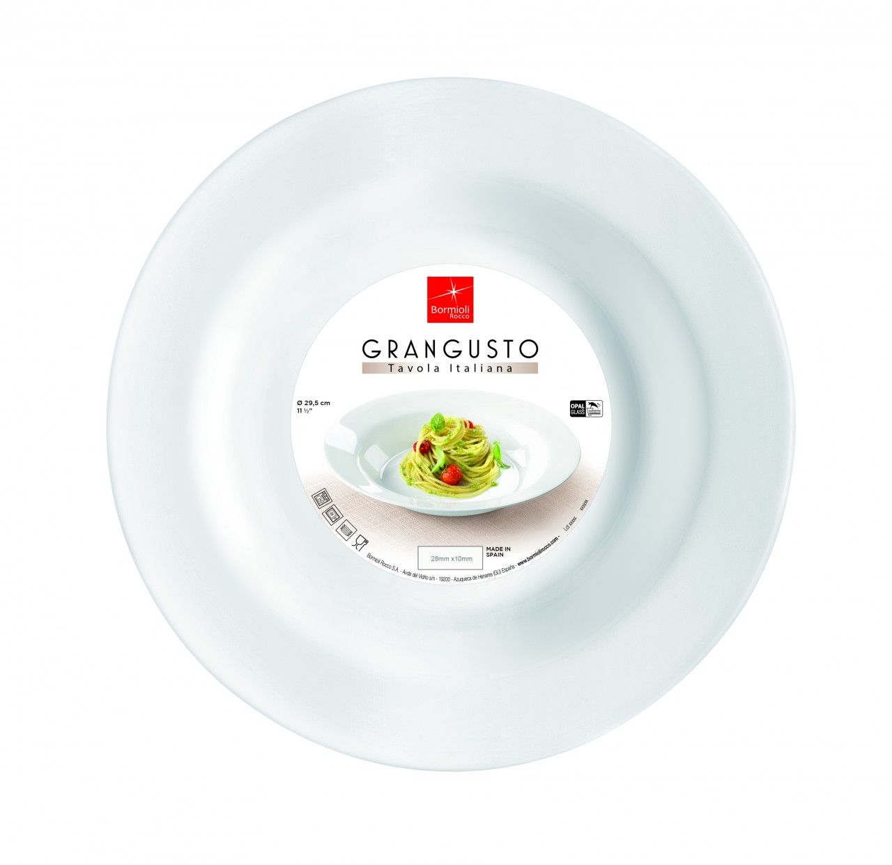 Prato Massas Multiuso Grangusto 29,5cm BM...