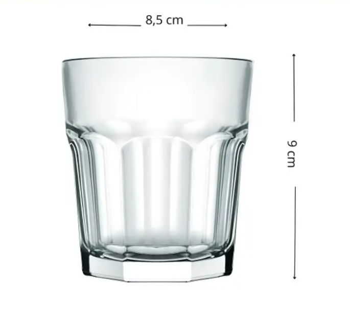 Copo Bristol Rocks 320ml Caixa com 12 Nad... Copo Bristol Rocks 320ml Caixa com 12 Nad...