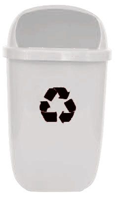 Lixeira Papeleira Seletiva 50L Bco Res Ho... Lixeira Papeleira Seletiva 50L Bco Res Ho...