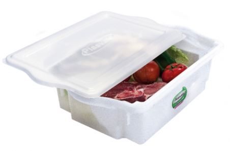 Caixa Plast Emp C/ Tpa 56x33x11cm 15L PSV... Caixa Plast Emp C/ Tpa 56x33x11cm 15L PSV...