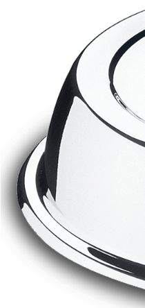 Cloche de Aço Inox com Pegador 27cm Brino... Cloche de Aço Inox com Pegador 27cm Brino...