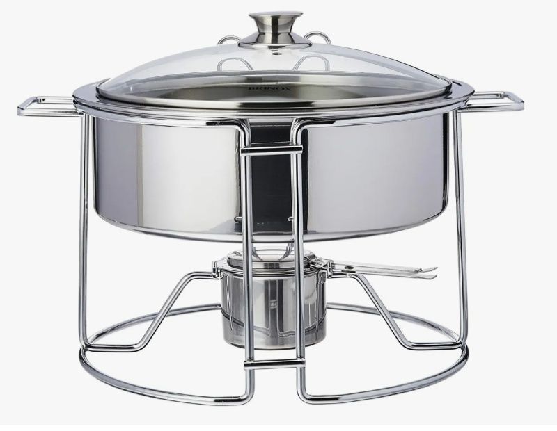 Rechaud Savoy Tampa de Vidro 4,5 Litros B... Rechaud Savoy Tampa de Vidro 4,5 Litros B...