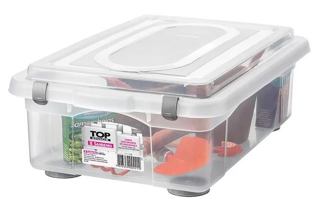 Caixa Organizadora Plástica 28,2 Litros 5...