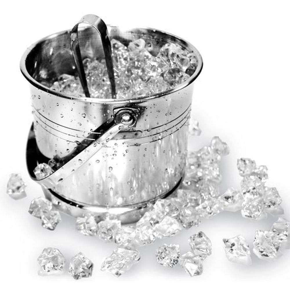 Balde de Gelo em Inox com Alça e Pegador ...