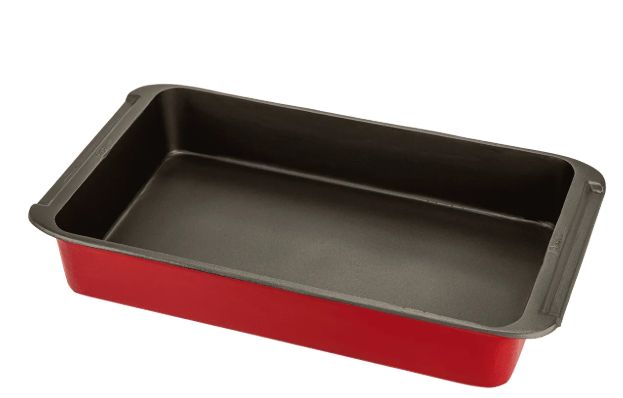 Assadeira Alumínio 38x23x7cm Vermelha Wec...