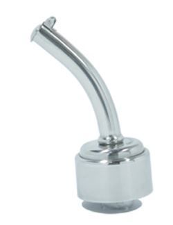 Bico Dosador Azeite Curvado Inox 8cm ALS_212 Bico Dosador Azeite Curvado Inox 8cm ALS_212