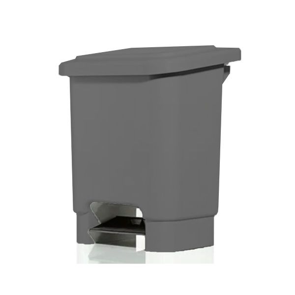 Lixeira Retangular com Pedal 15L Cinza Us... Lixeira Retangular com Pedal 15L Cinza Us...