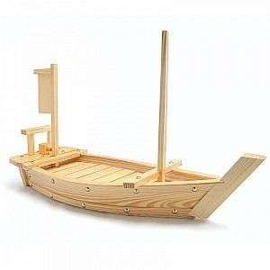 Barco Madeira Sushi 60x23x14cm SV0 TOW_288 Barco Madeira Sushi 60x23x14cm SV0 TOW_288