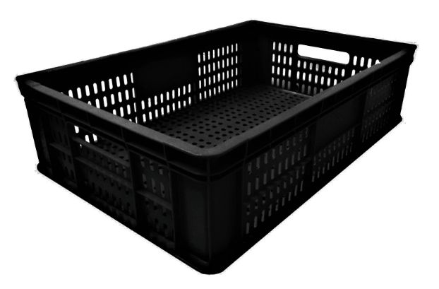 Caixa Plastica Vazada 60x40x18cm Pto MCP_... Caixa Plastica Vazada 60x40x18cm Pto MCP_...