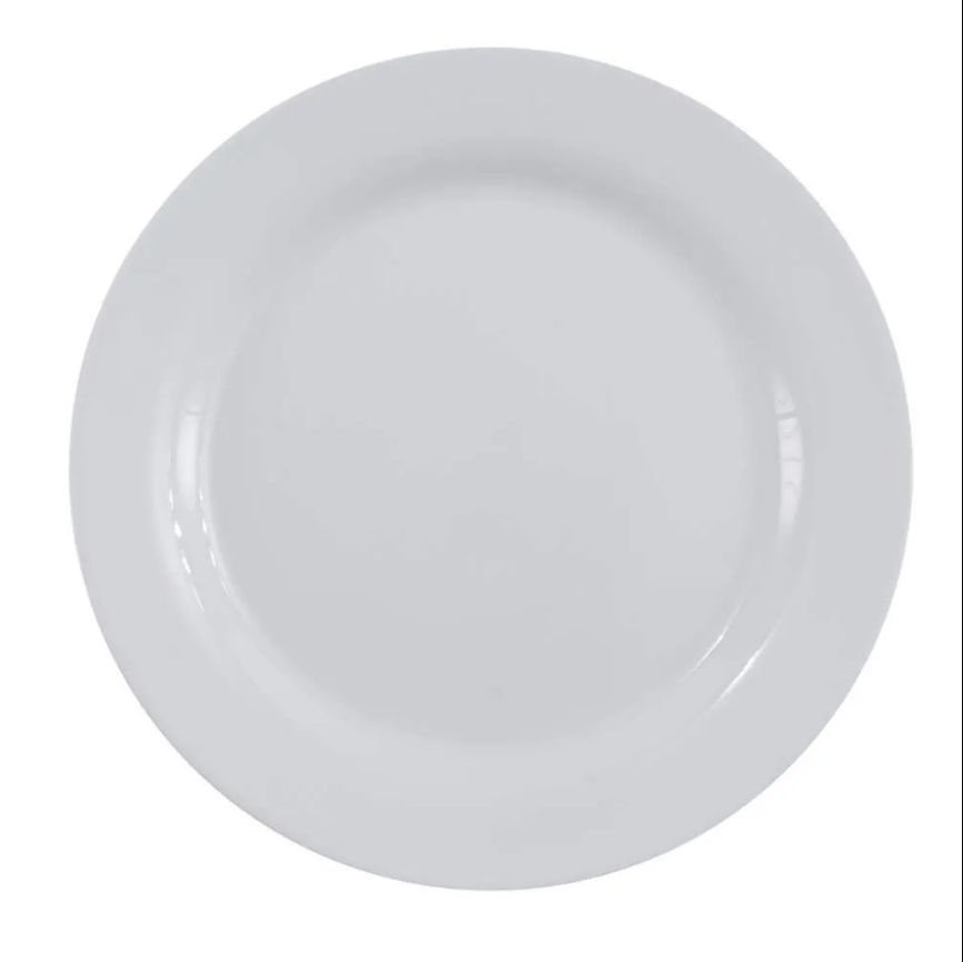 Prato Raso de Vidro Menu 26,5cm Caixa com... Prato Raso de Vidro Menu 26,5cm Caixa com...