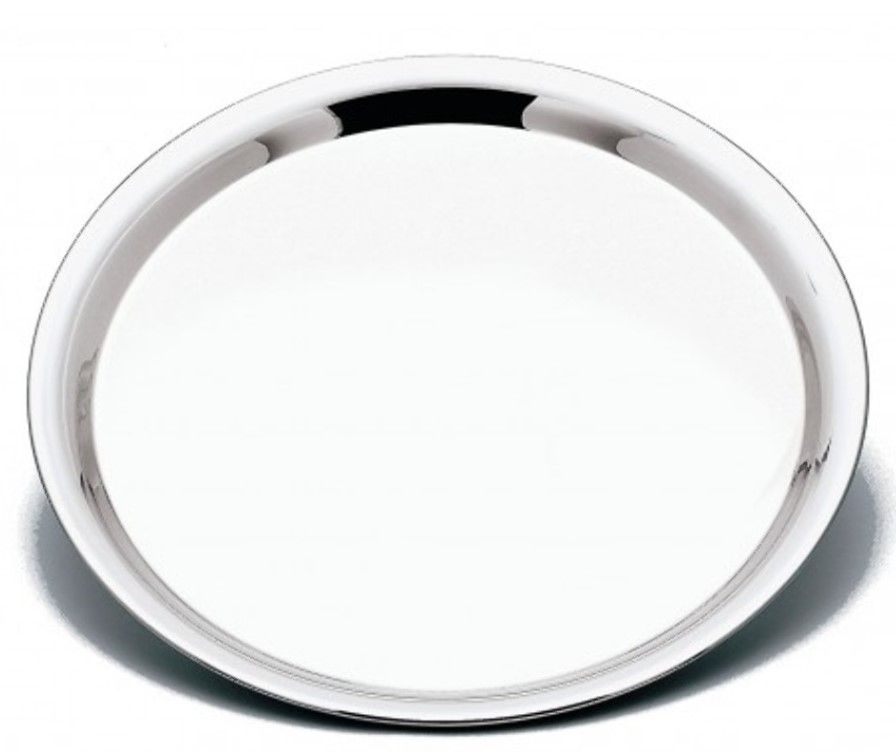Bandeja Redonda Inox Garçom Reforçada 45c...