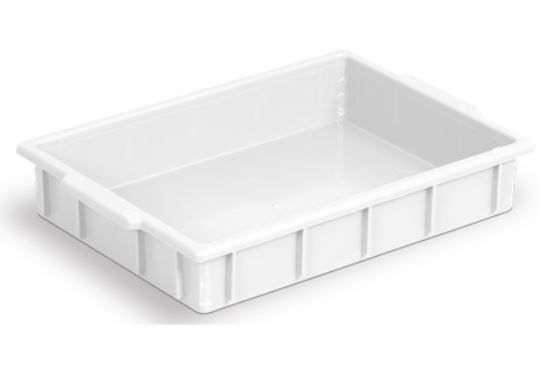 Caixa Plast Emp Salgado Bca 40x28x7cm BLV... Caixa Plast Emp Salgado Bca 40x28x7cm BLV...