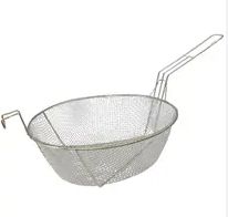 Cesta para Fritura Aço Cromado 30x9cm Ara...