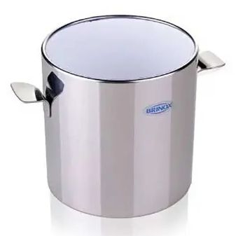 Balde para Gelo e Garrafas Inox 4,7 Litro... Balde para Gelo e Garrafas Inox 4,7 Litro...