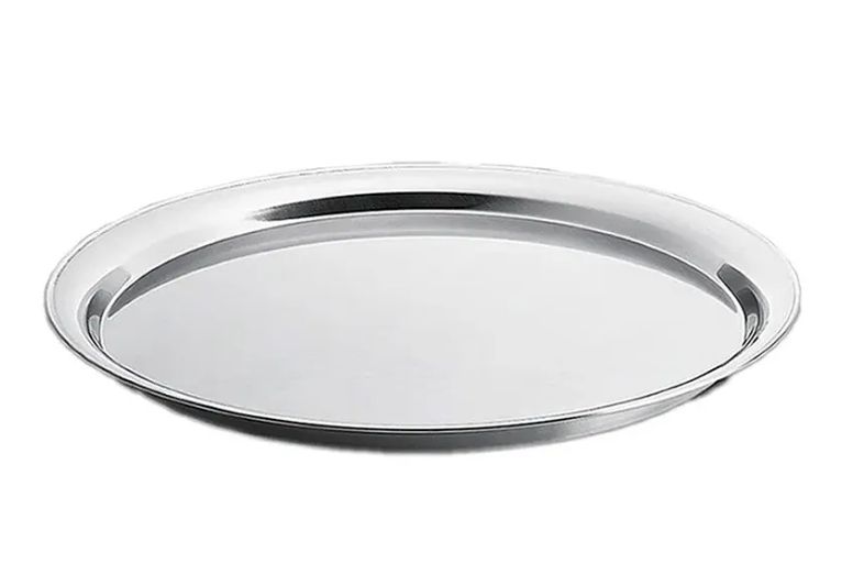 Bandeja Redonda Inox 40cm Kehome Ref. 310... Bandeja Redonda Inox 40cm Kehome Ref. 310...