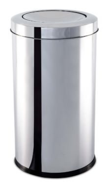 Lixeira Inox Basculante 21,2 Litros Brino... Lixeira Inox Basculante 21,2 Litros Brino...