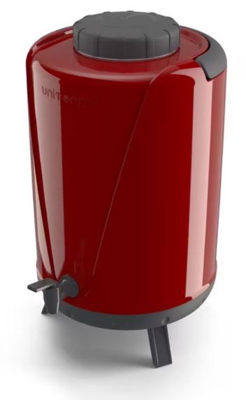 Botijão Térmico Arezzo 10 Litros Vermelho...