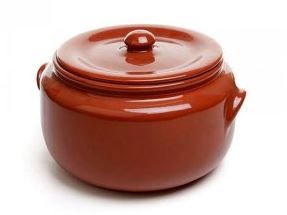 Caçarola Cerâmica com Tampa 14L 21x30cm M...