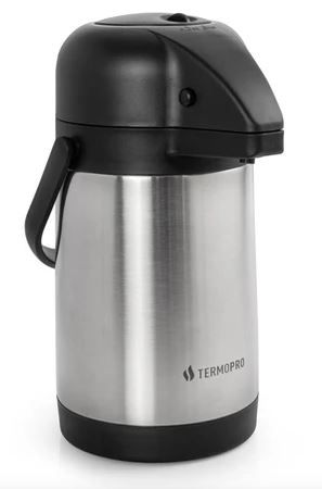 Garrafa Térmica de Pressão Inox 1,9 Litro... Garrafa Térmica de Pressão Inox 1,9 Litro...