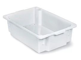 Caixa Plast Mult Emp 65x44x19cm 40L Bca M... Caixa Plast Mult Emp 65x44x19cm 40L Bca M...