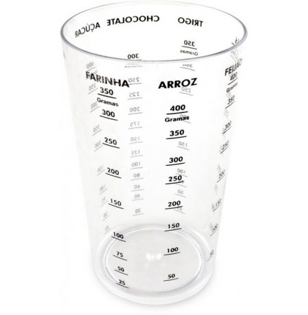 Copo Medidor Graduado Incolor 500ml Plasv... Copo Medidor Graduado Incolor 500ml Plasv...