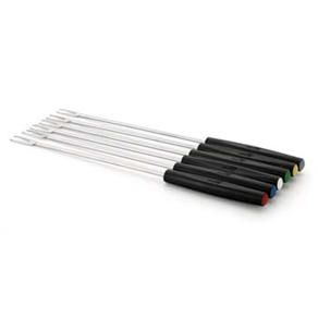Garfo Fondue e Petisco 24cm Pto 6Pcs KME_... Garfo Fondue e Petisco 24cm Pto 6Pcs KME_...